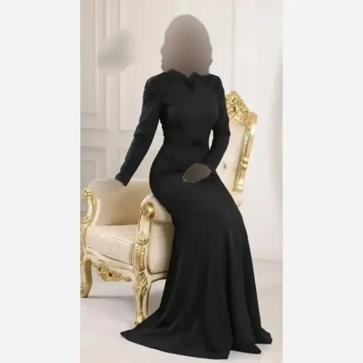 ست لباس مدل ستین عروسکی پارچه دانتل کره برجسته