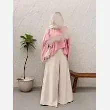 ست پانچ و شلوار زنانه جنس مازراتی سایز فری تا 48