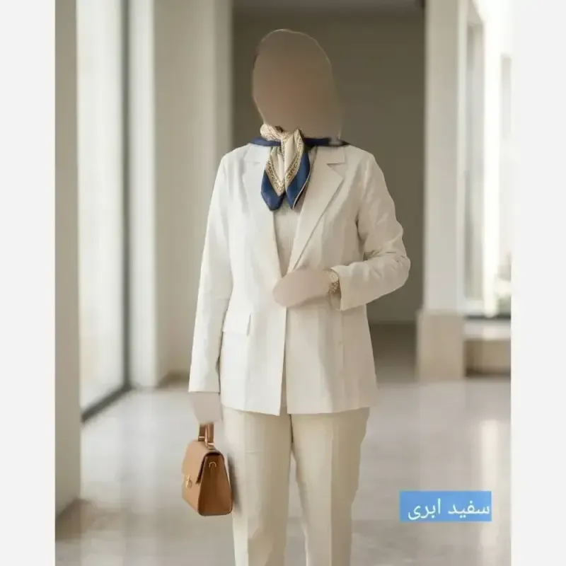 کت زنانه مدل الی جنس لینن درجه یک