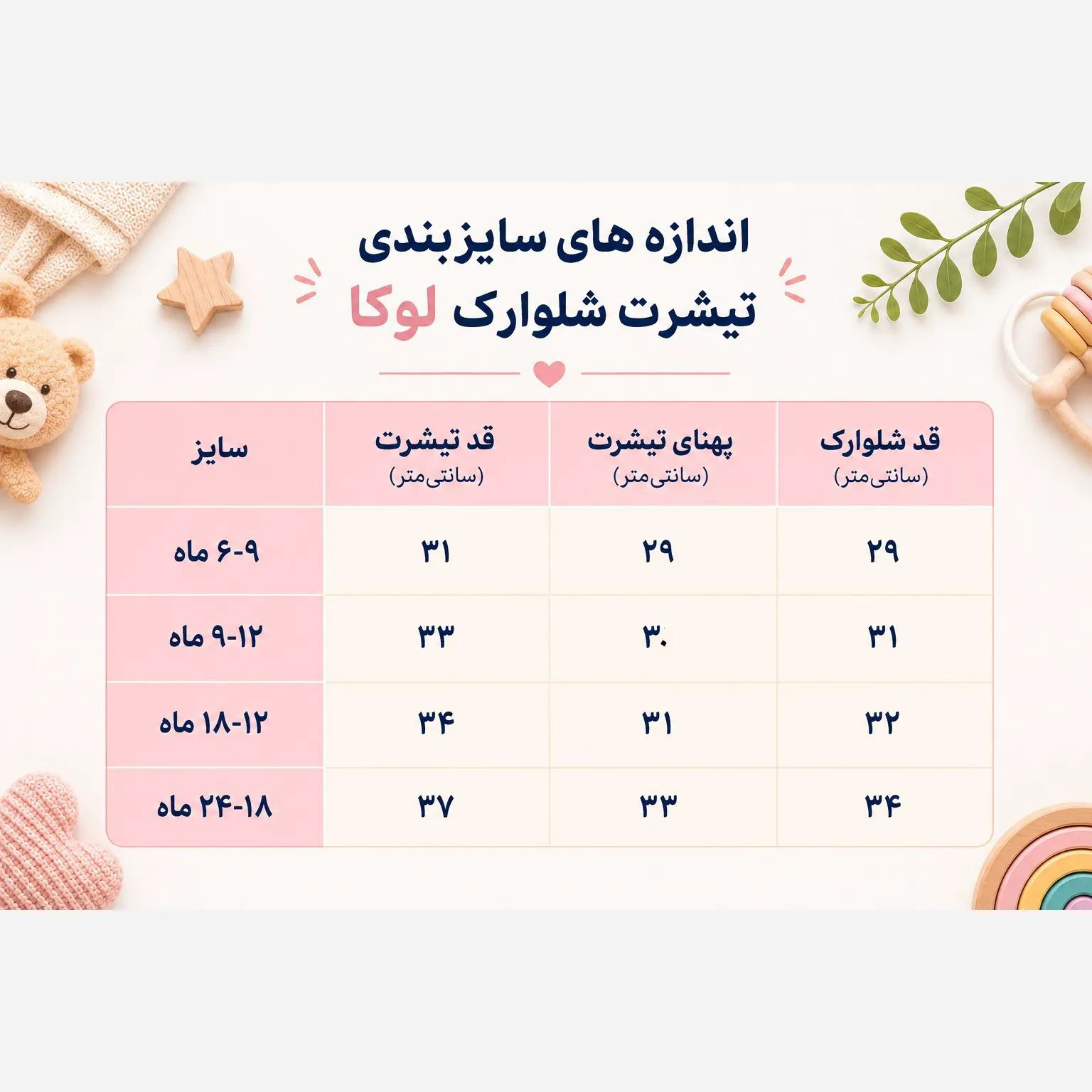 ست تیشرت و شلوارک نوزادی لوکا طرح تابستانی نخ پنبه پلی استر 6 تا 24 ماه