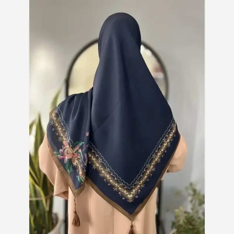 روسری طرحدار سوپر نخ زنانه