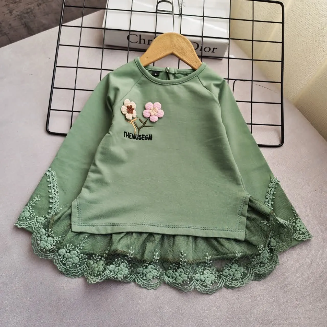 سارافون مجلسی دخترانه دورس و گیپور سایز 1 تا 5 سال