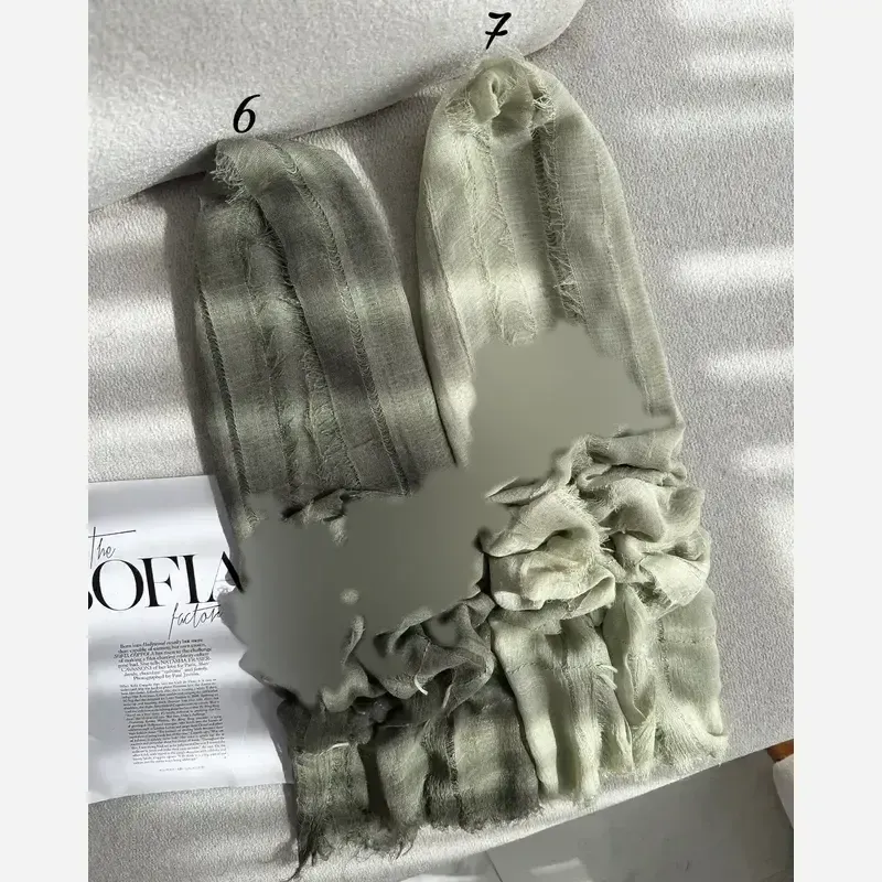 شال کنفی سونیا دورریش وارداتی قواره 73 در 200 سانتی متر