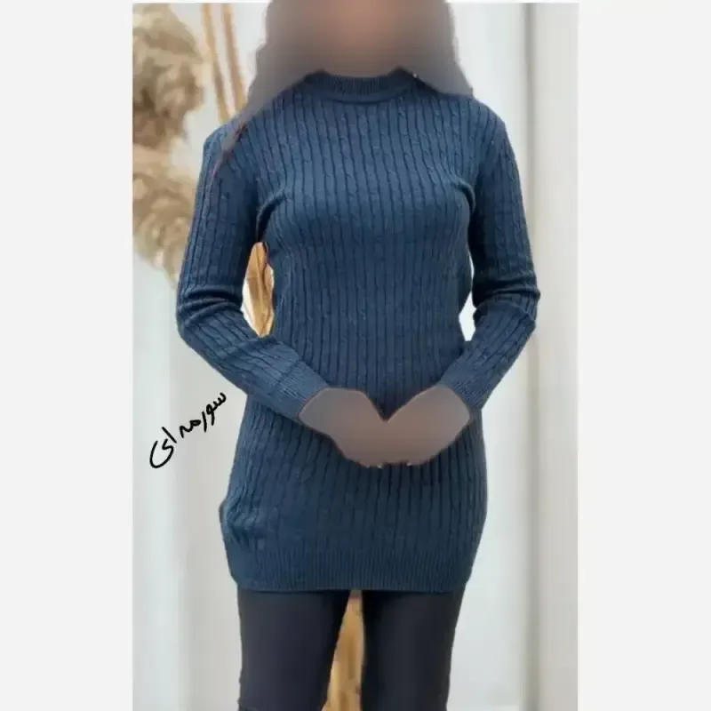 تونیک بافت زنانه ماهلین گپ الیاف آکریلیک ترک فری سایز